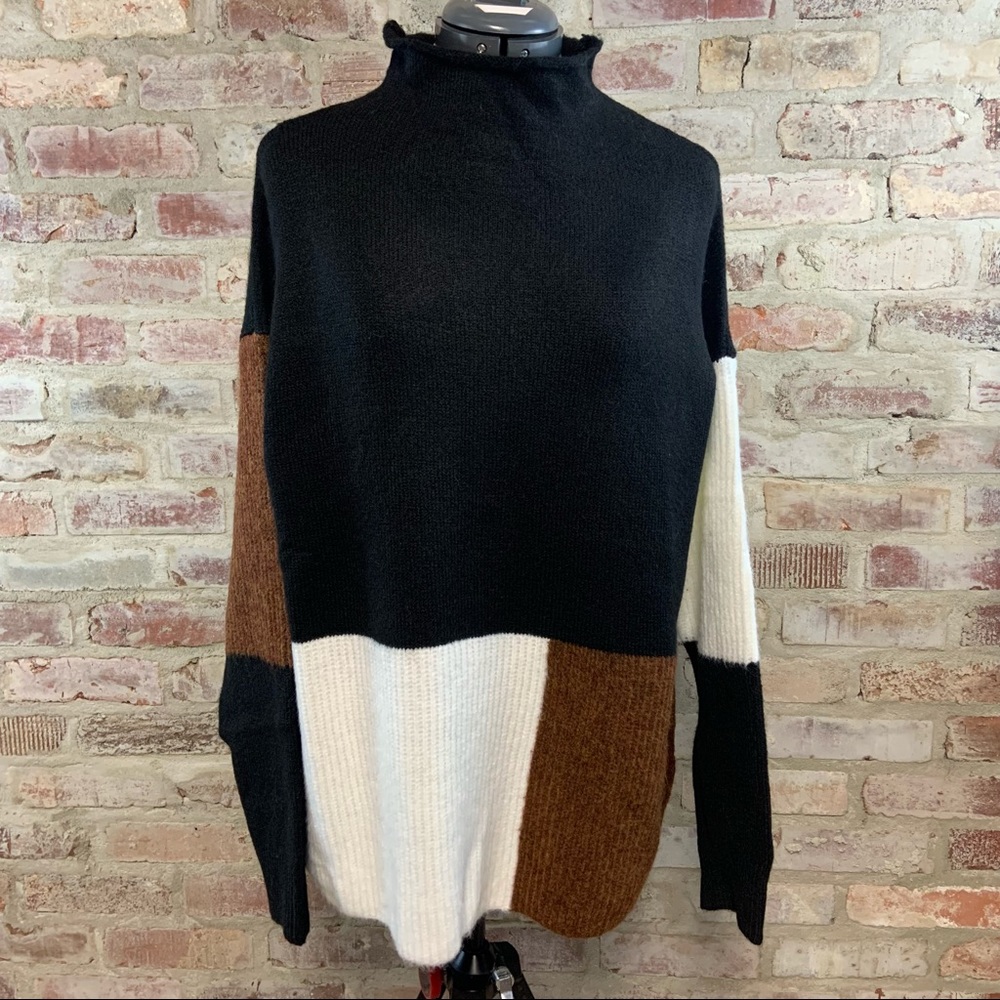 Entro color block sweater medium - Picture 2 of 6